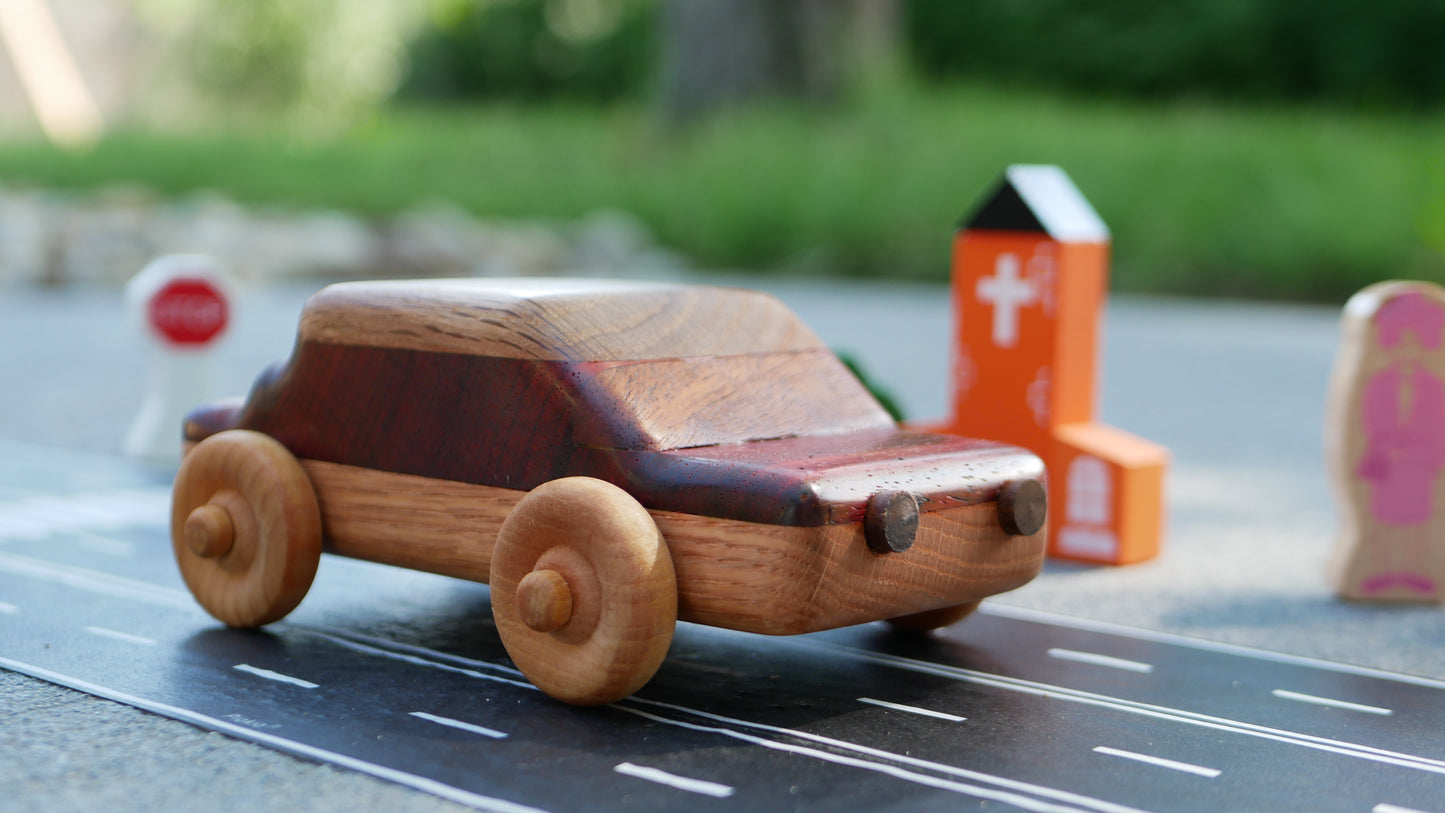 Wooden Sedan Car