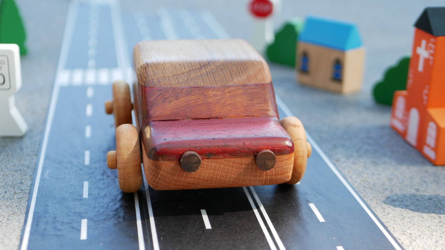 Wooden Sedan Car