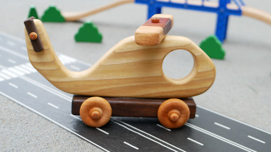 Wooden Helicopter toy