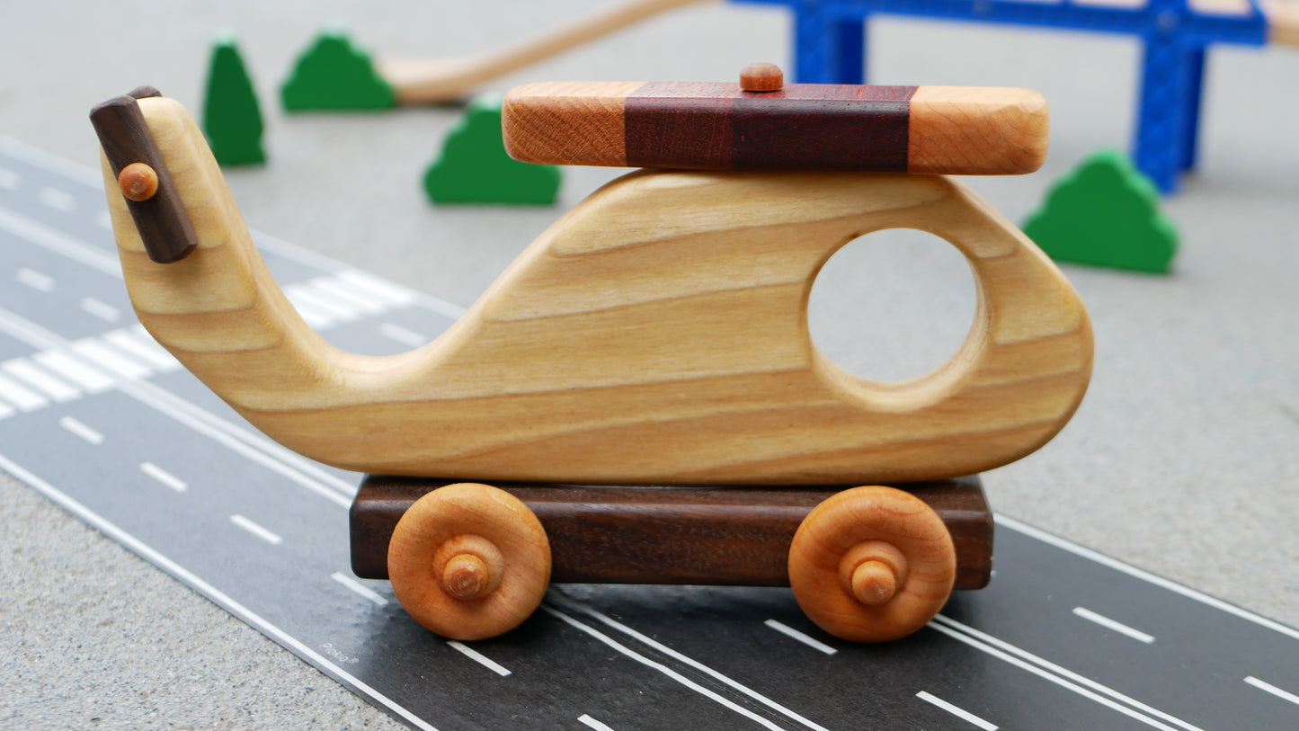 Wooden Helicopter toy