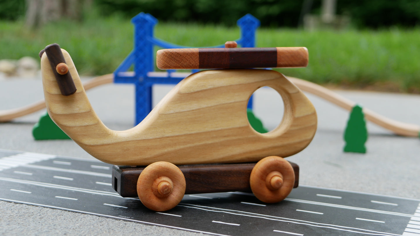 Wooden Helicopter toy