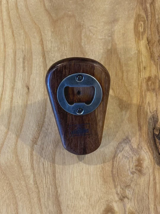 Handcrafted Wooden Beer Opener with Magnetic